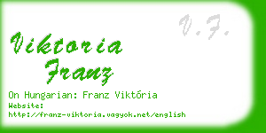 viktoria franz business card